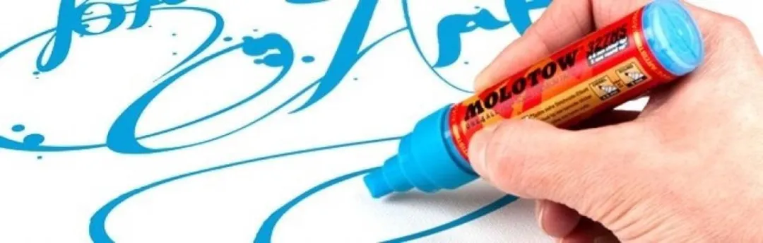 Molotow One4All 4-8mm Marker Signaalzwart