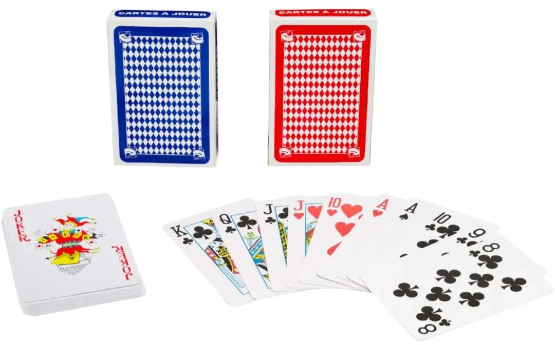 Clown Games Speelkaarten Internationale Poker Versie 2 Sets - 2x52 Stuks