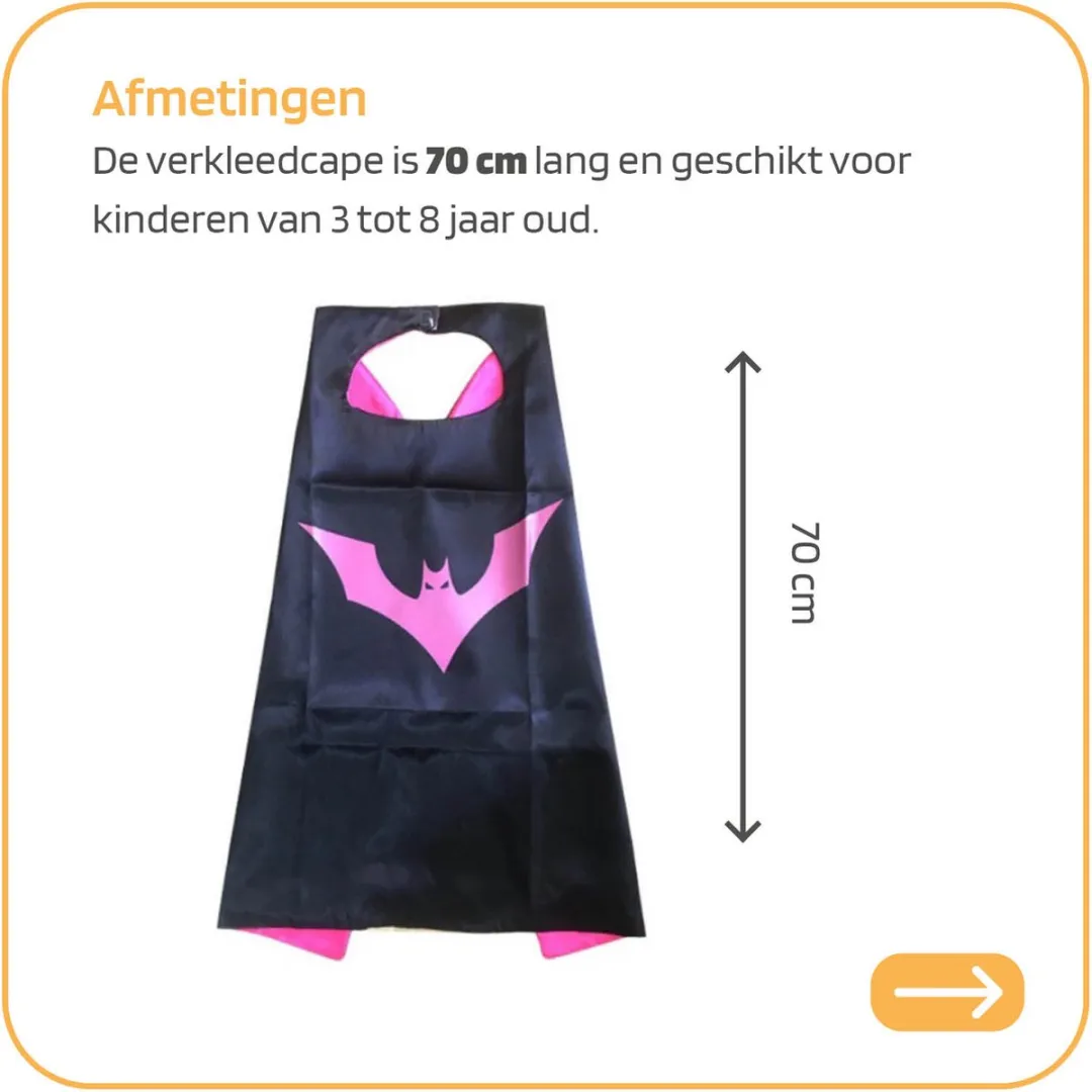 Jobber Toys Batman/Batgirl Cape & Masker