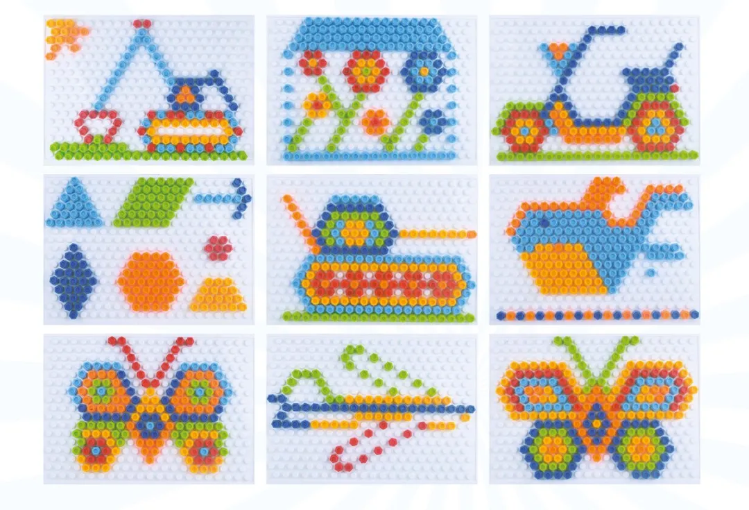 Eddy Toys Insteekmozaïek Knutselpakket 230 Stuks - Multikleur