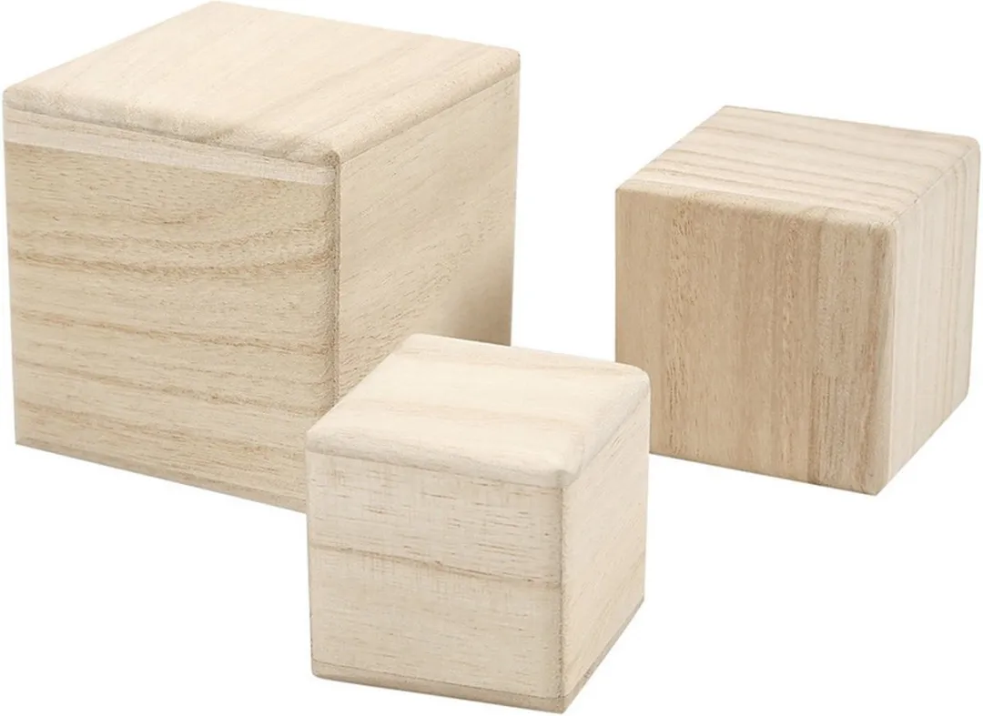 Folia Hobby Knutsel Kubussen Hout