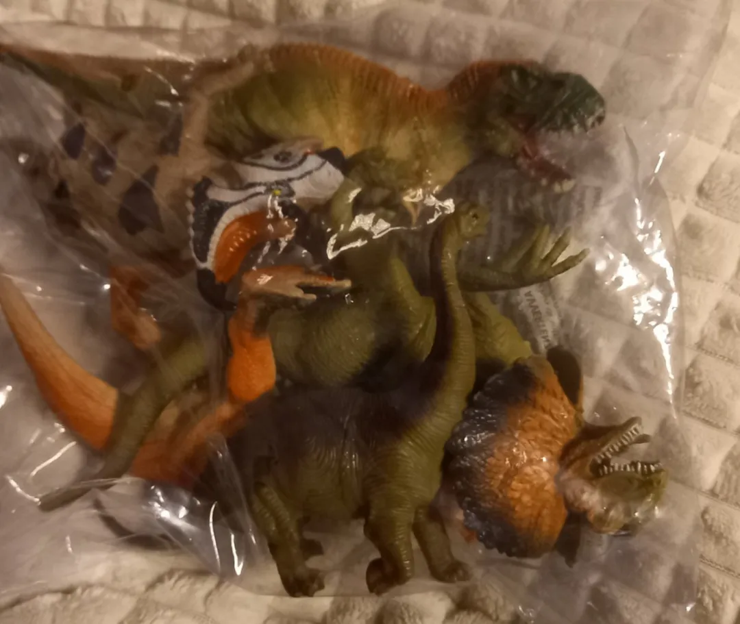 Toi-Toys Dinosaurus Speelgoedset 5-delig - Blauw/ Groen