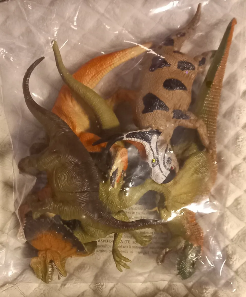 Toi-Toys Dinosaurus Speelgoedset 5-delig - Blauw/ Groen
