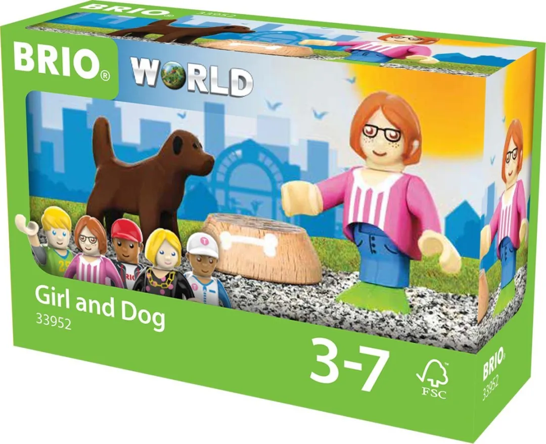 BRIO Kind met hond 33952