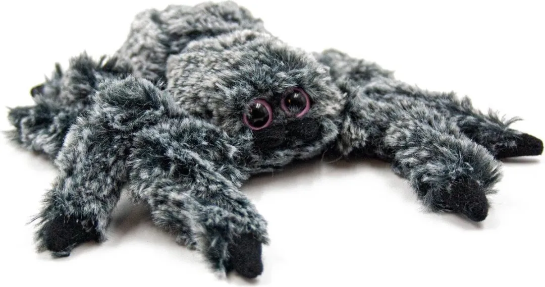 PIA Soft Toys Knuffel Vogelspin - Zwart - 13 cm