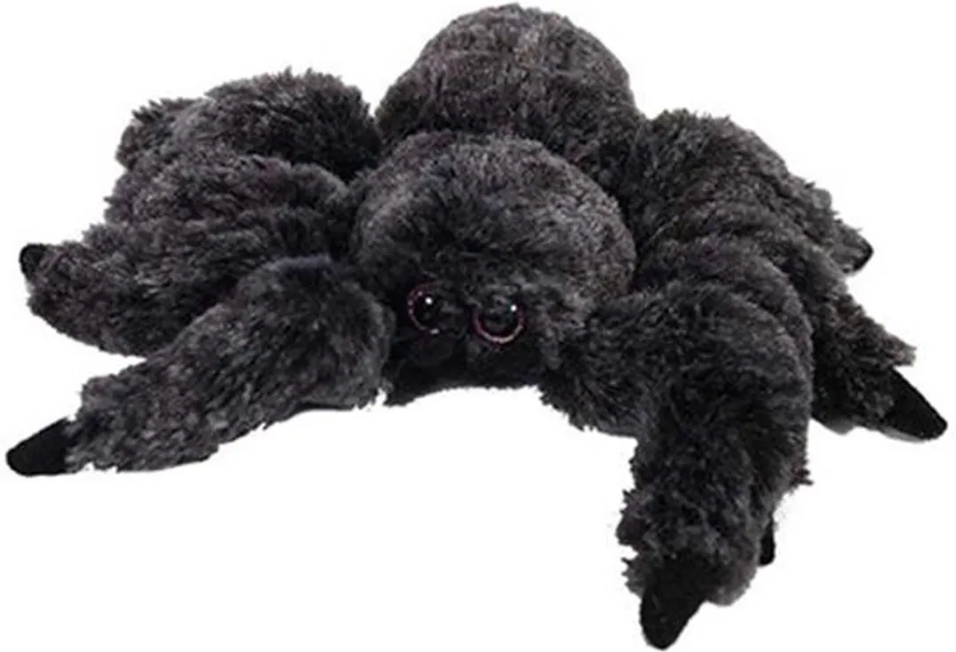 PIA Soft Toys Knuffel Vogelspin - Zwart - 13 cm