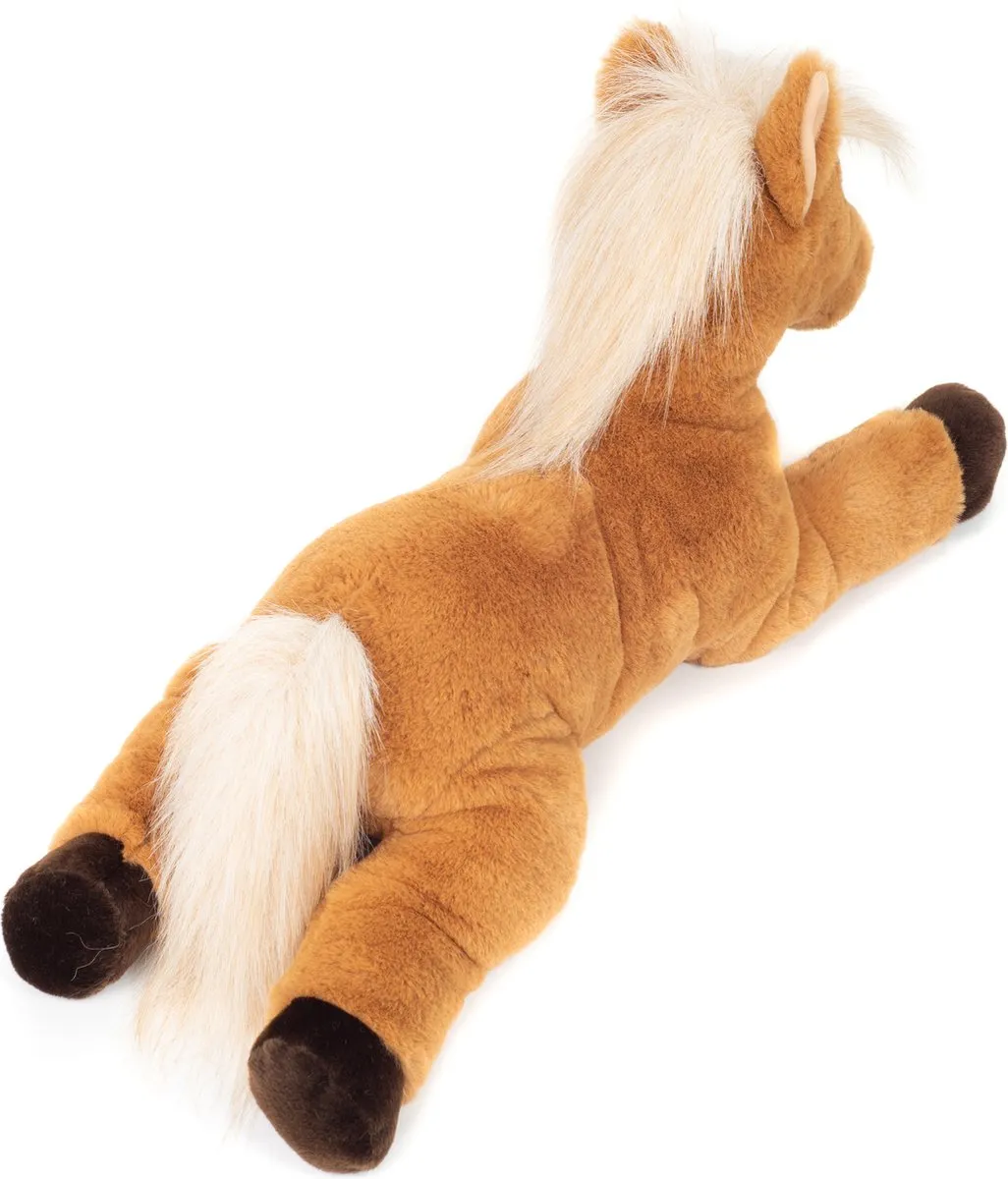 Teddy Hermann Knuffel Paard Liggend - Lichtbruin 48cm