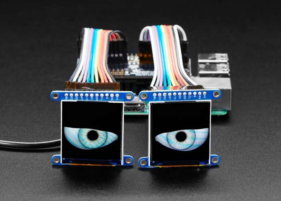 Adafruit 3813 Geanimeerde Ogen Bonnet voor Raspberry Pi