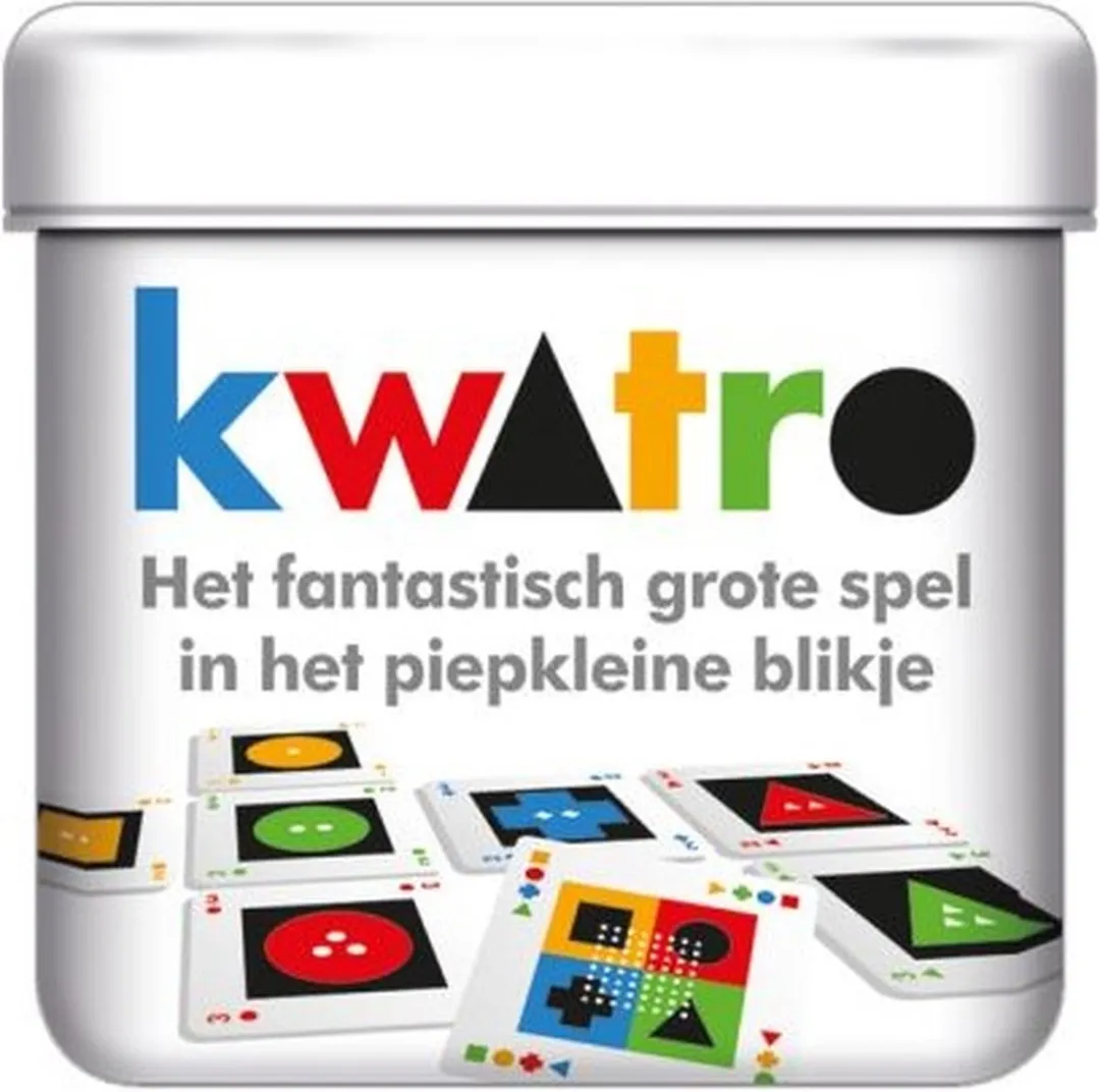 White Goblin Games Kwatro Kaartspel - 2-4 Spelers - WGG1233