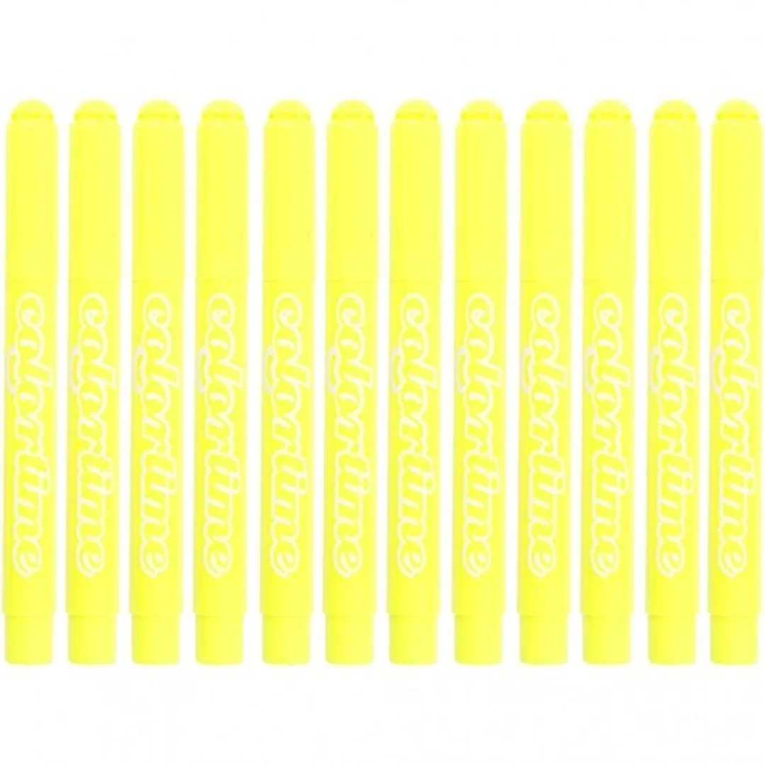 Colortime Stiften 5mm - Citroengeel - 12 Stuks