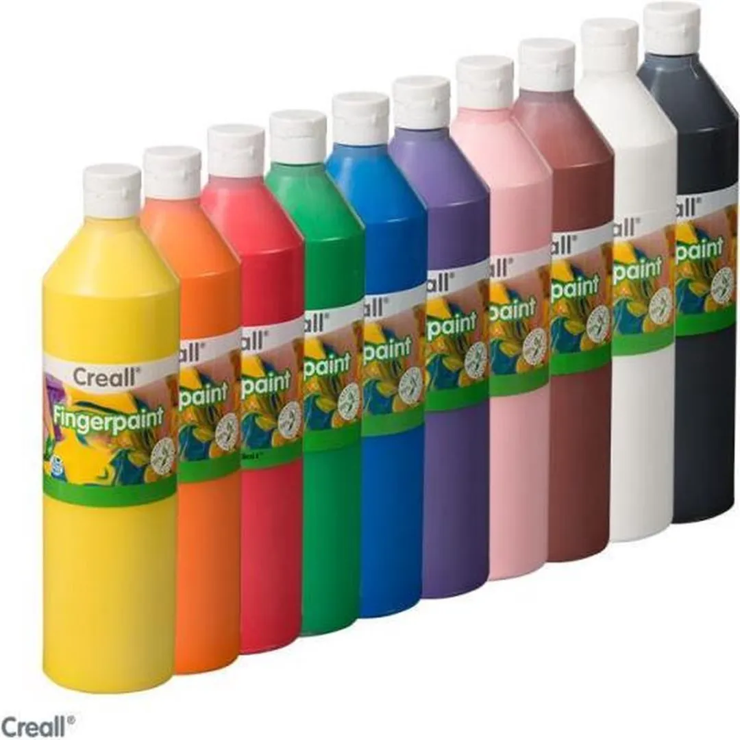 Creall Vingerverf Geel 750ml - 1 Kleur