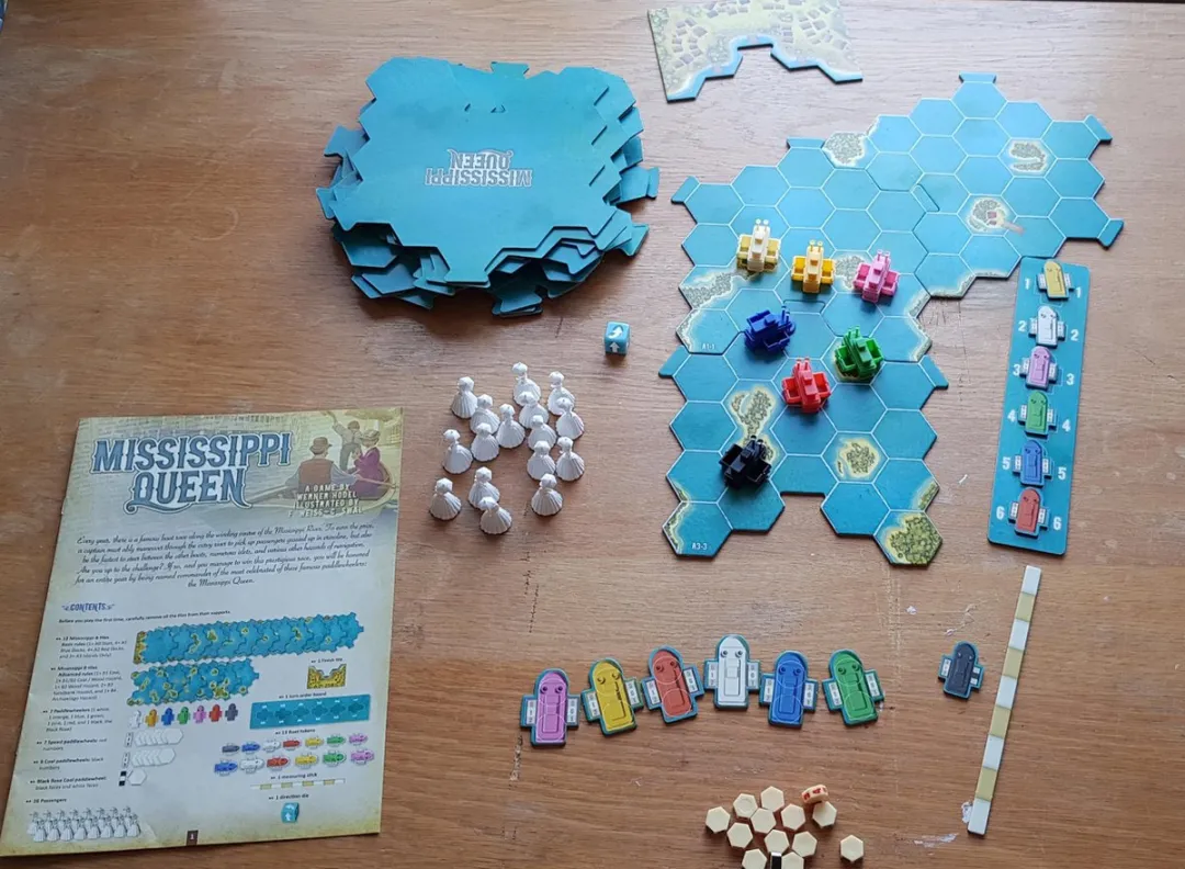 Mississippi Queen - bordspel - EN/DE/NL - Keep Exploring Games