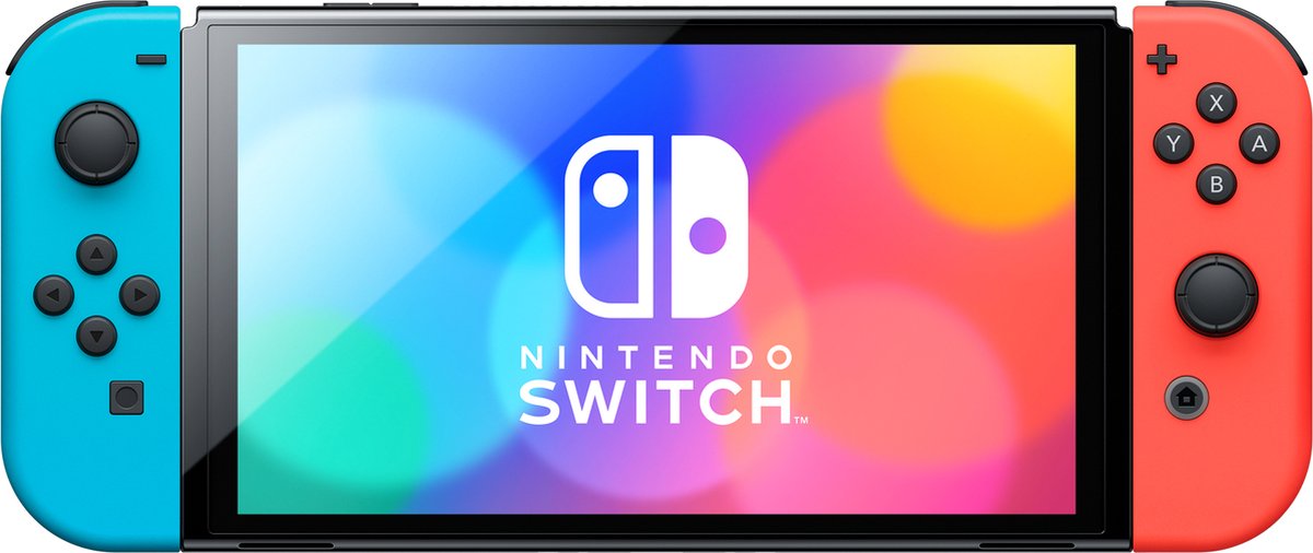 Nintendo Switch OLED - Blauw/Rood