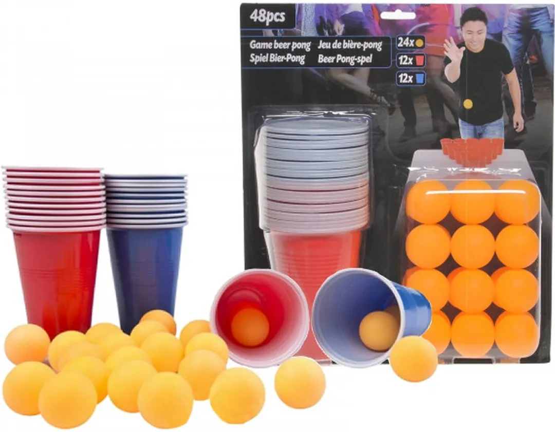 Eddy Toys Lifetime Beer Pong Starterset DS22698 - 48-delig