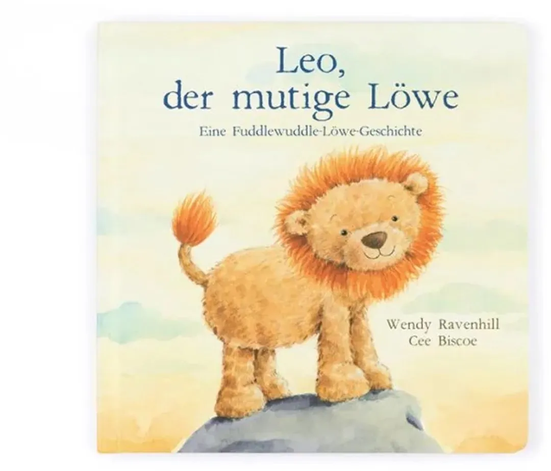 Jellycat Leo het Dappere Leeuwenboek