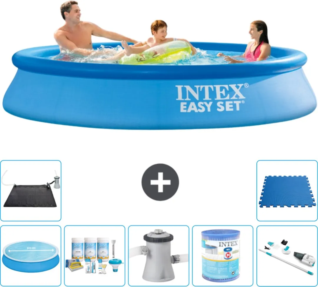 Intex Easy Set Zwembad 305cm x 61cm - Blauw - 3077L