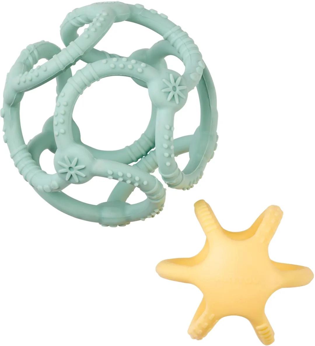 Nattou Silicone Ballen 9cm - Pastelgroen
