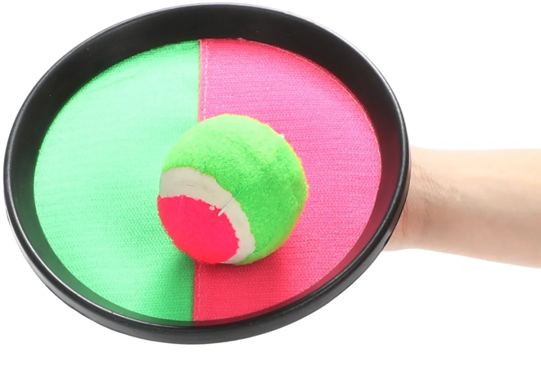 Toi-Toys Vangbalspel met Klittenband - 3-delig - Multi
