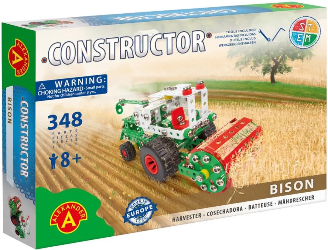 Alexander Toys Constructor Bison Combine Harvester