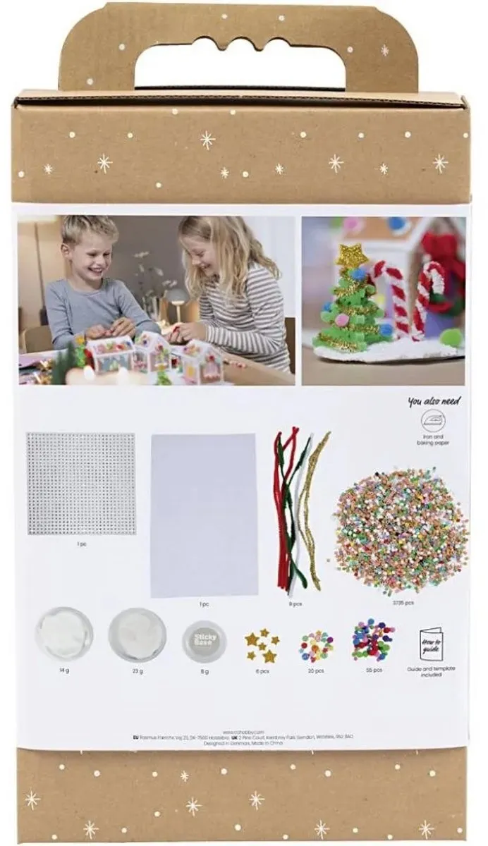 Creativ Company Strijkkralen Kersthuisje Multicolor