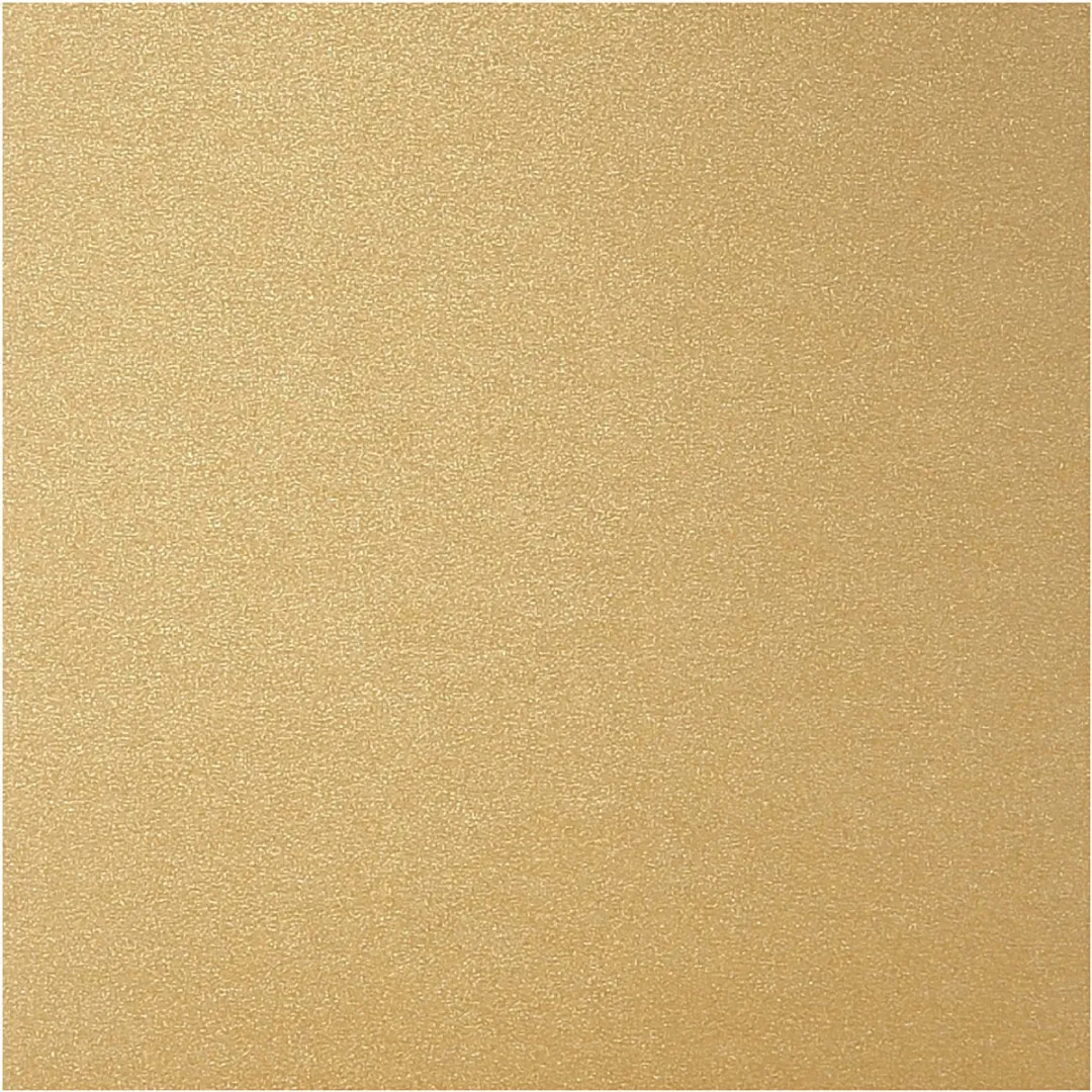 Creativ Company Kaarten & Enveloppen Parelmoer 10,5x15cm - Goud - 10 Stuks