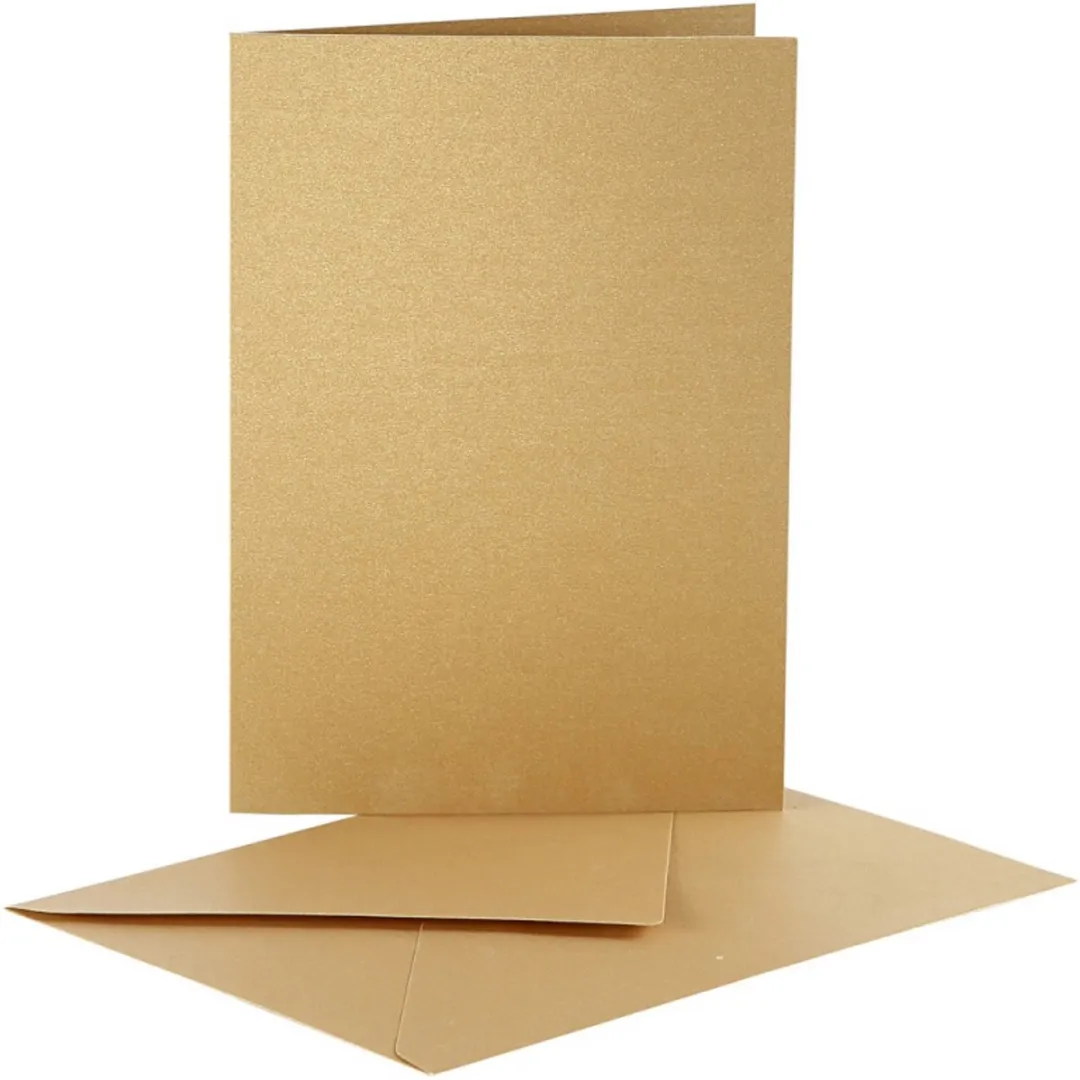 Creativ Company Kaarten & Enveloppen Parelmoer 10,5x15cm