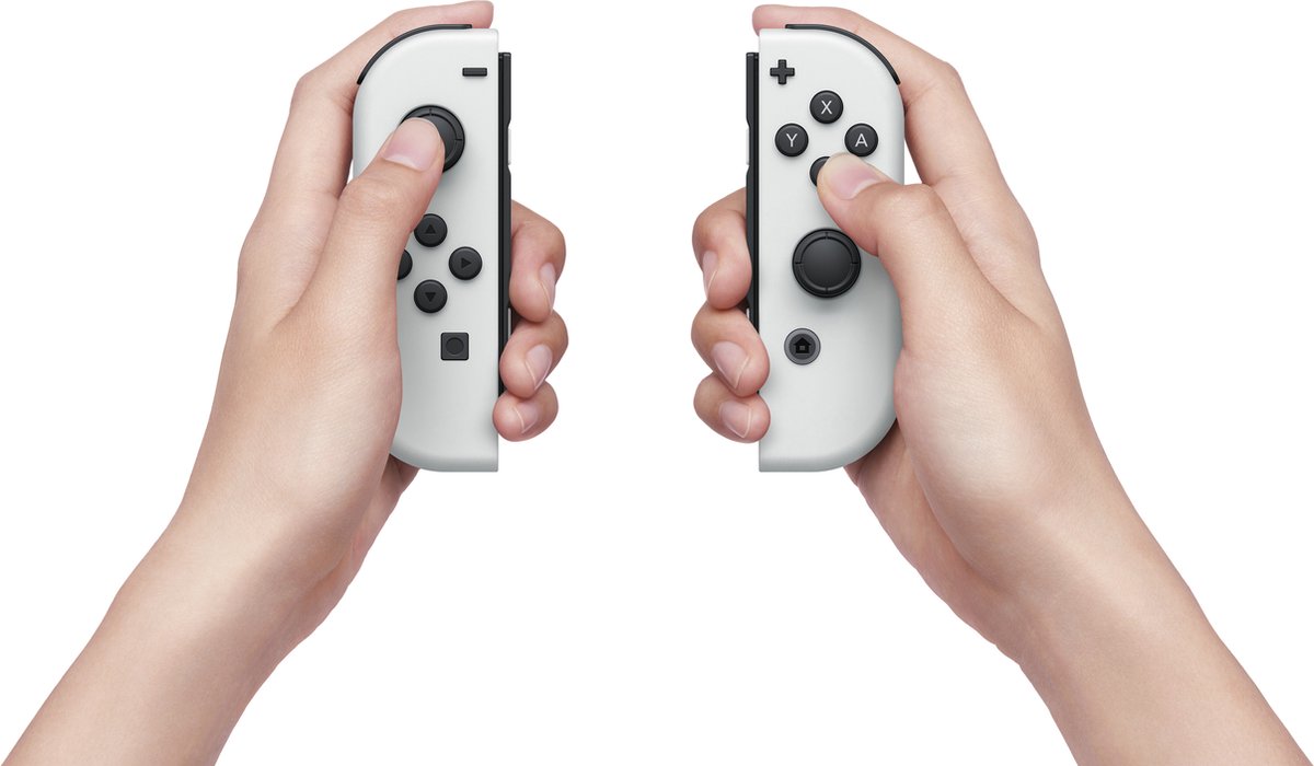 Nintendo Switch OLED bundel - Super Mario Bros. Wonder game + 12 maanden Online Lidmaatschap - Wit