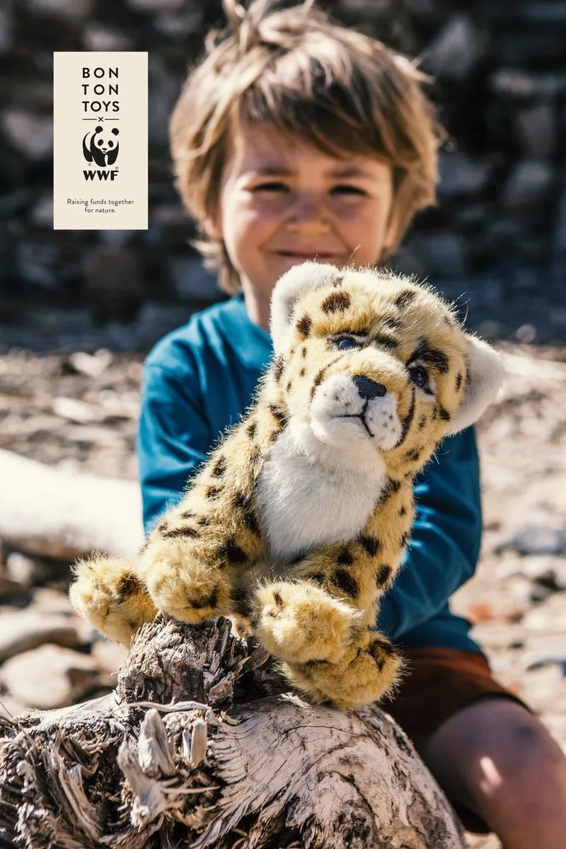 Bon Ton Toys WWF Jachtluipaard Knuffel 23cm - Multicolor