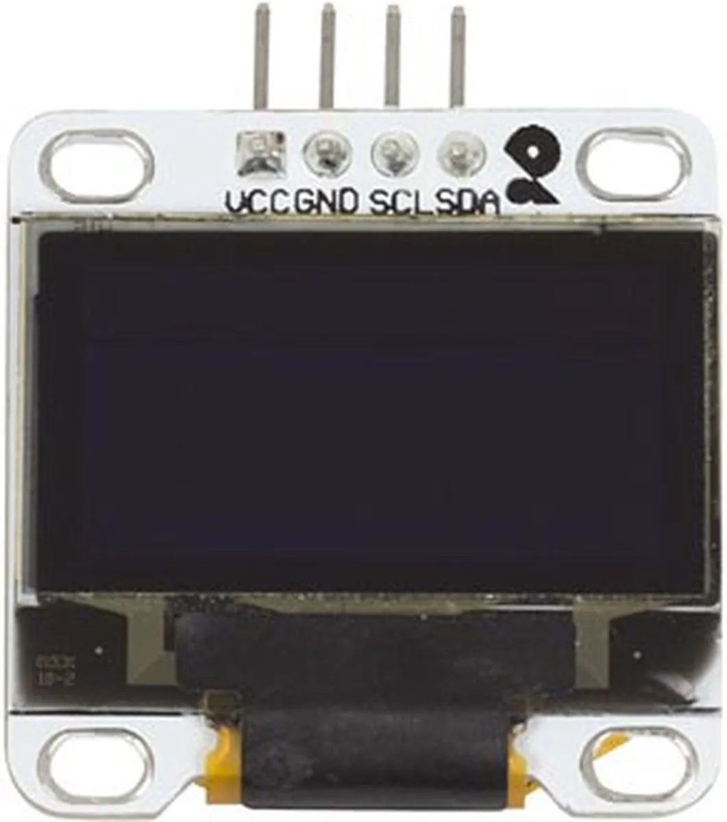 Whadda OLED-display I2C 0.96" 27x27mm Blauw