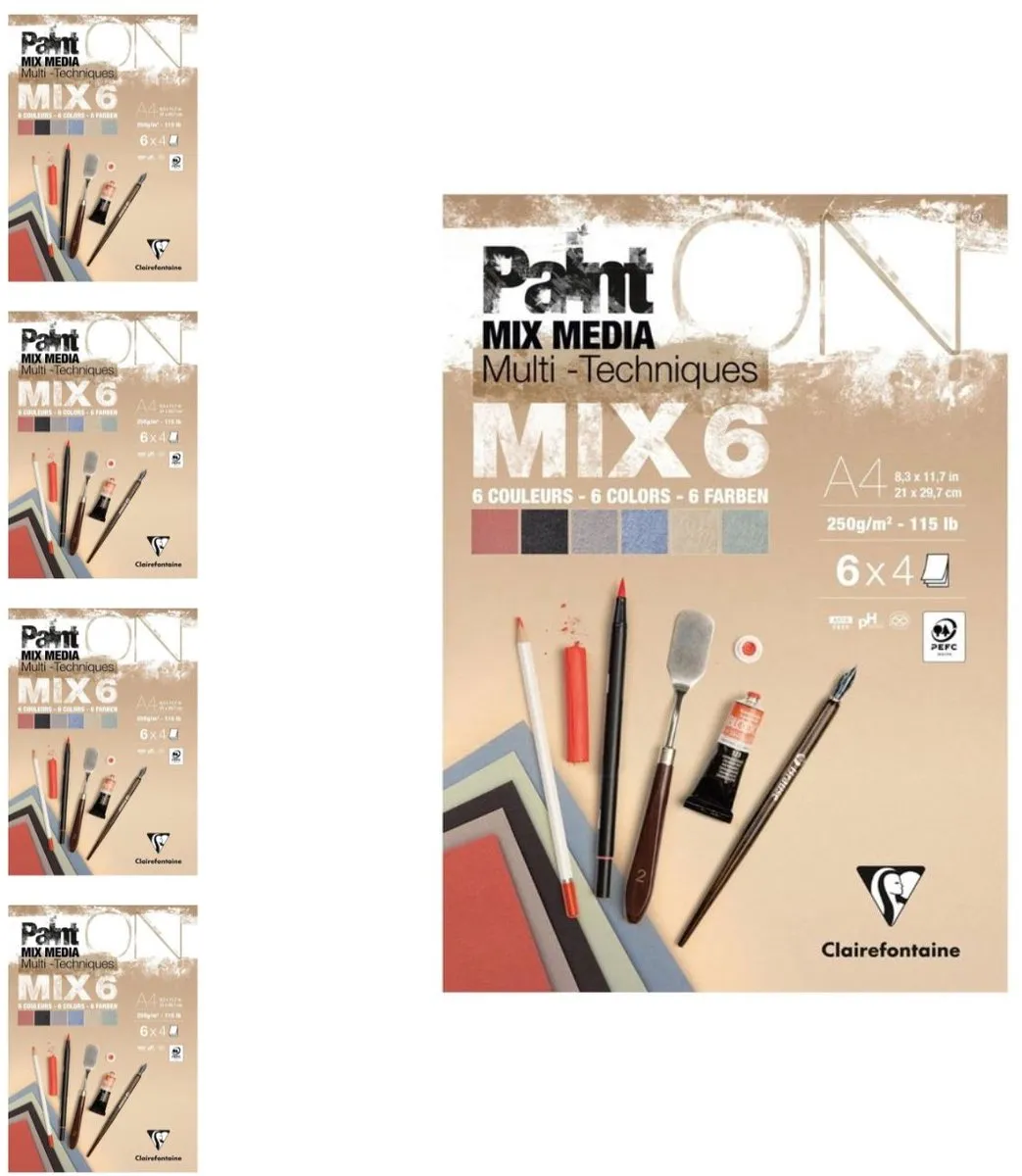 Clairefontaine Paint ON Tekenpapier A4 250g