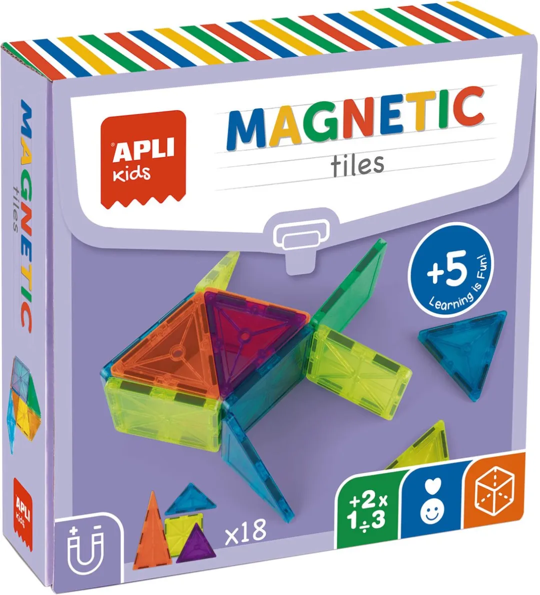 Apli Kids Magnetische Bouwblokken 18 Stuks