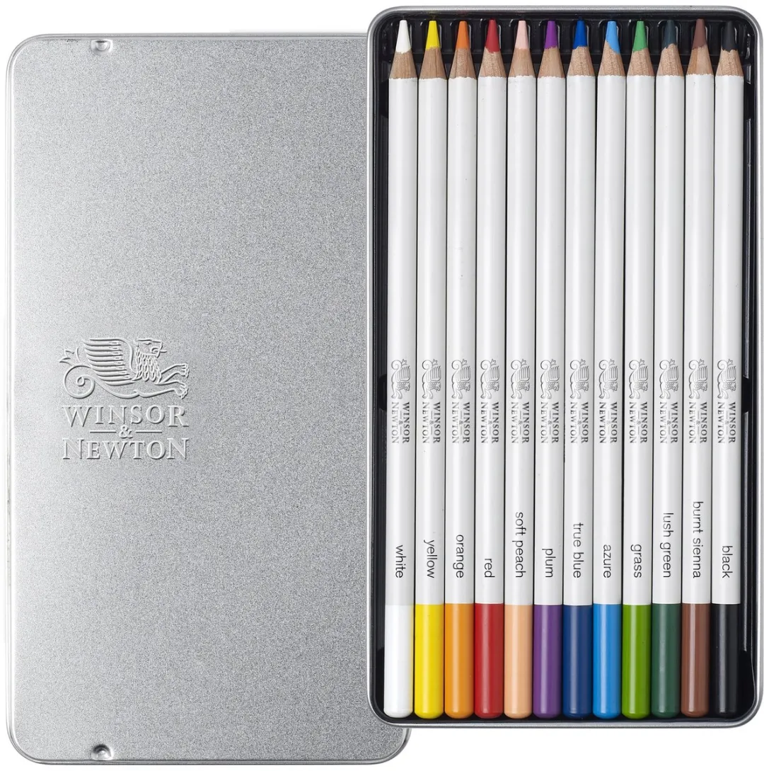Winsor & Newton Studio Collection Aquarelpotloden 12 Stuks