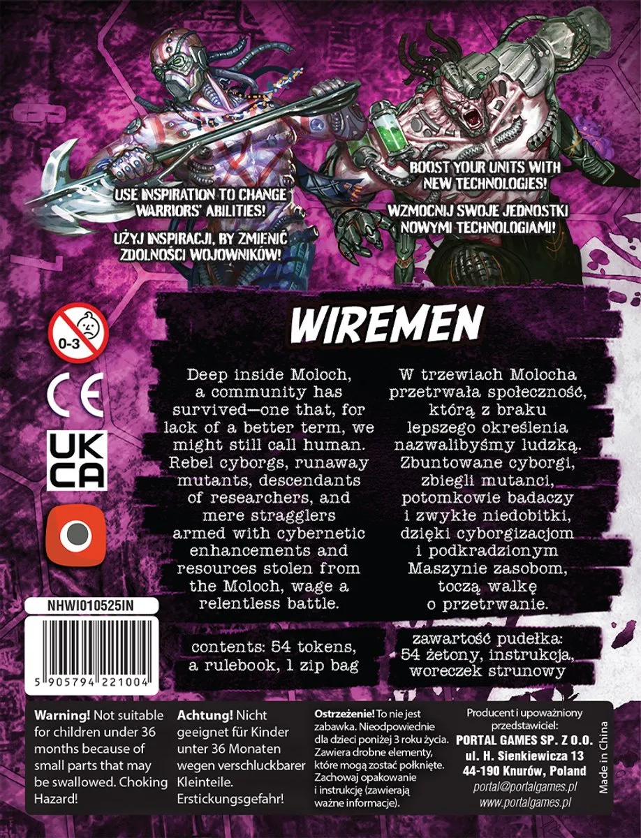 Portal Games Neuroshima Hex Wiremen Uitbreiding - Engels