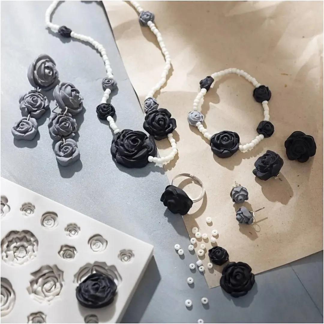 Creativ Company Mini Hobbyset Sieraden - Zwart/Wit
