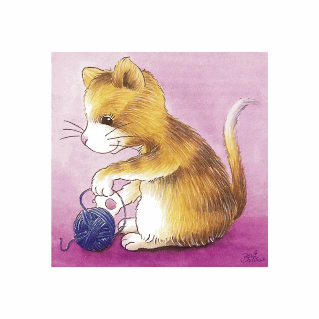 Goki Baby Animals Kubuspuzzel 4-delig - Veelkleurig