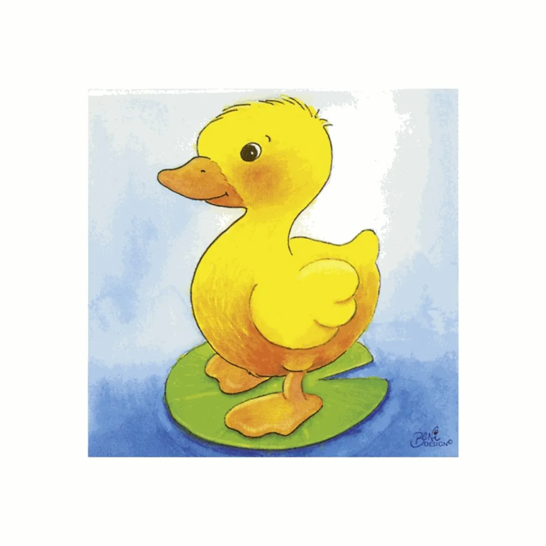 Goki Baby Animals Kubuspuzzel 4-delig - Veelkleurig
