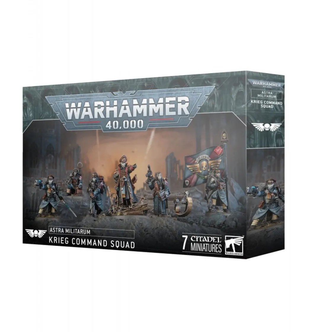 Warhammer 40k Astra Militarum Krieg Command Squad 47-72