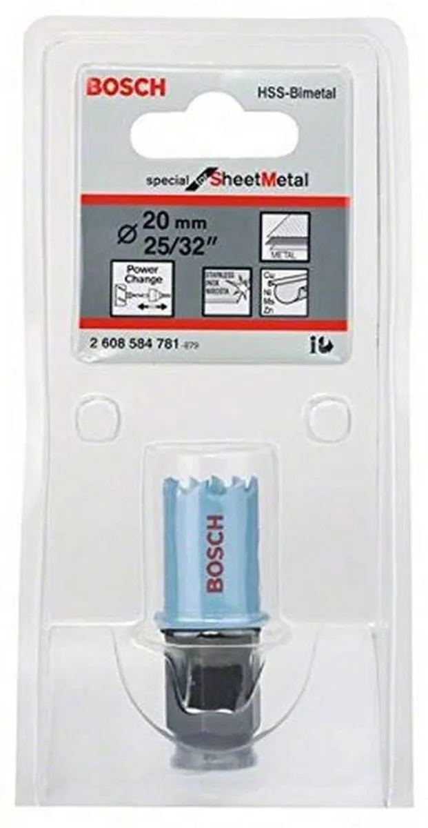 Bosch Gatzaag Sheet Metal 20mm Metaal - 3 Stuks