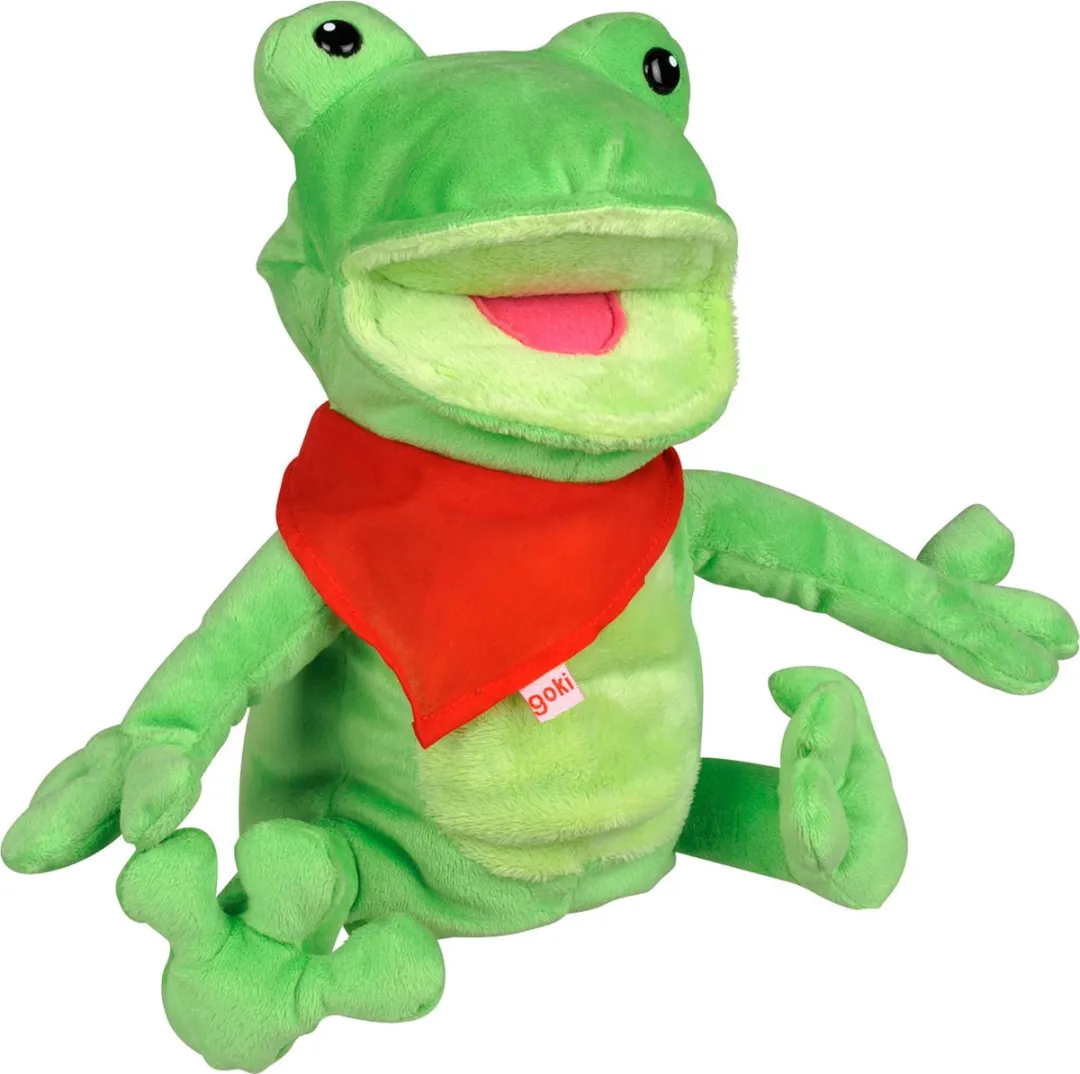 Goki Handpop Kikker Frilo
