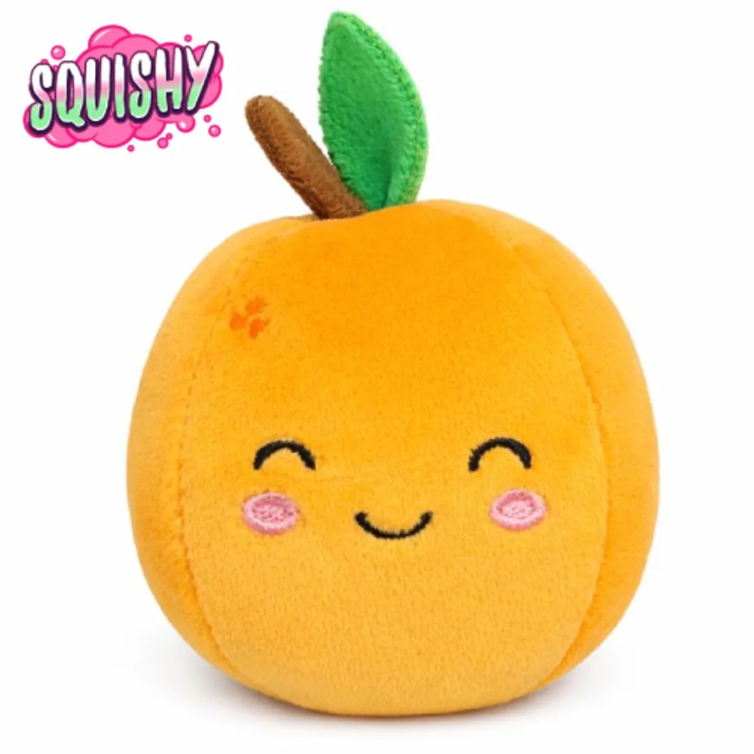 Topknuffels Sinaasappel Mini Squishy Pluche 7cm