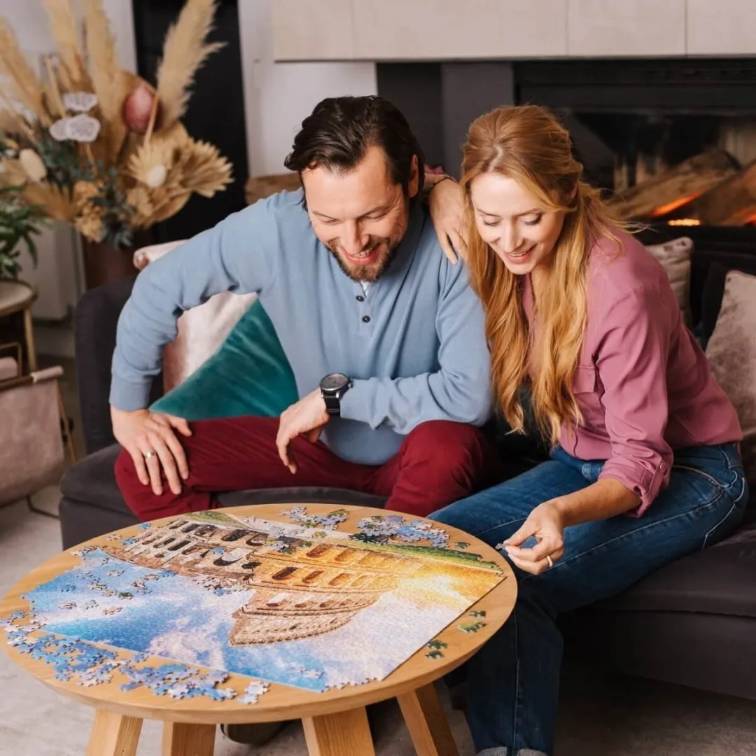 Trefl Santorini Romantische Zonsondergang 1500 Puzzeldelen - Multikleur