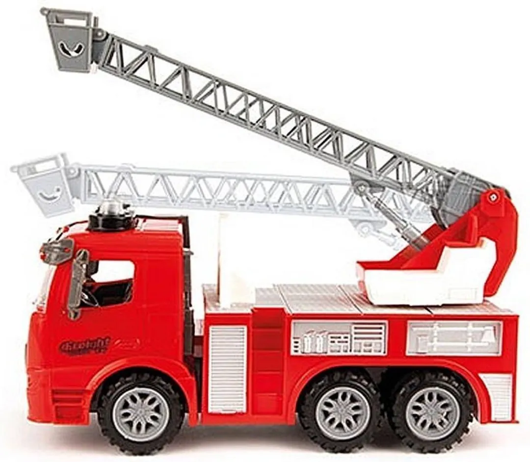Toi-Toys Brandweerwagen Verkeerslichten 49cm - Rood