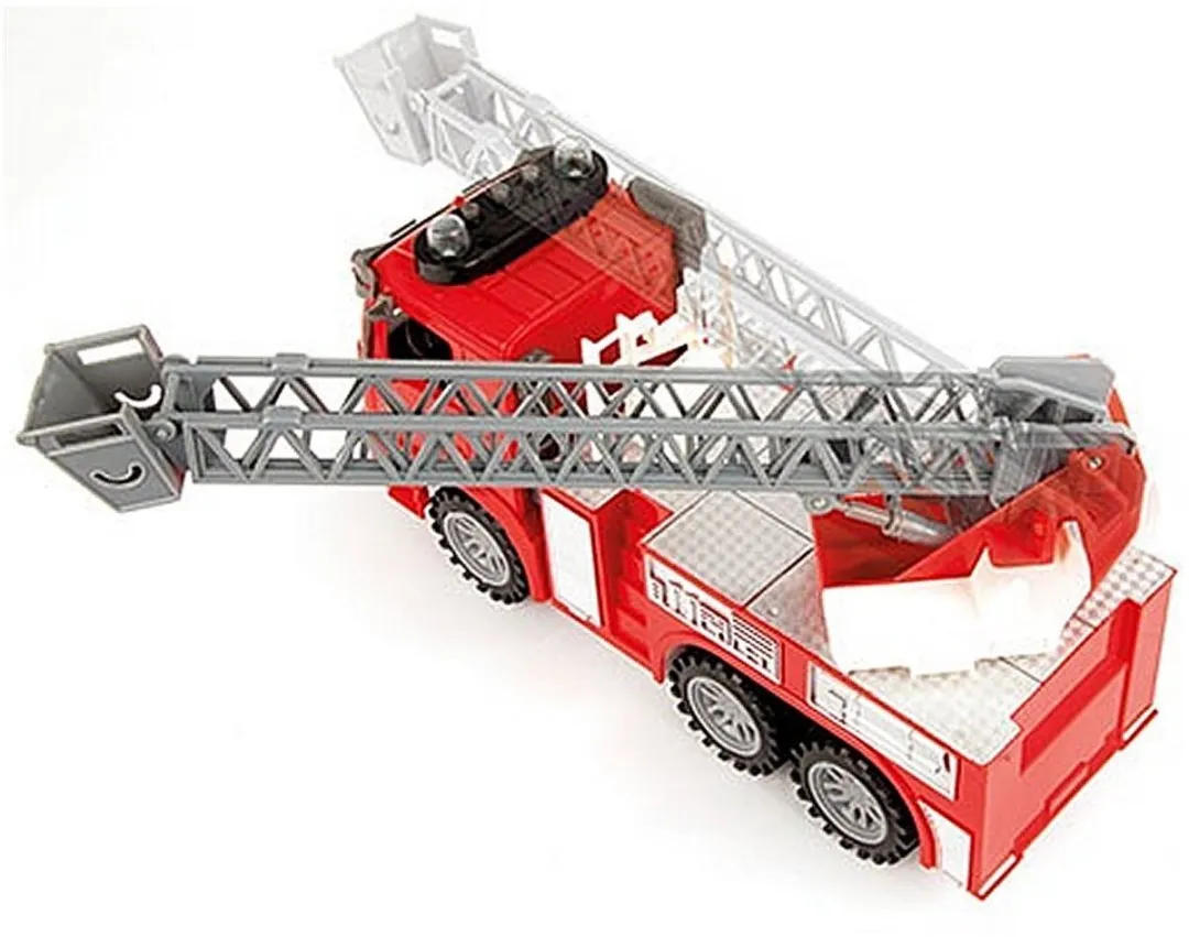 Toi-Toys Brandweerwagen Verkeerslichten 49cm - Rood