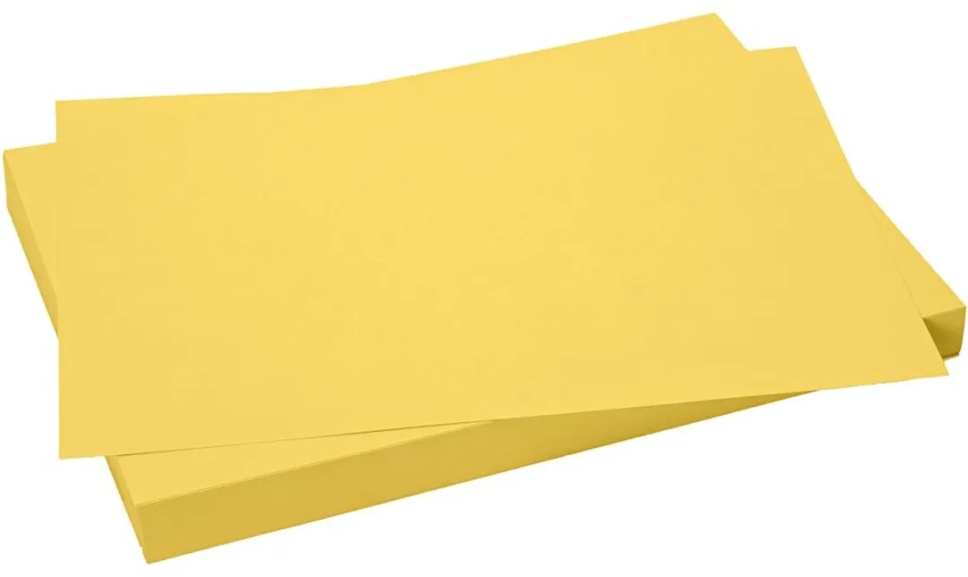 Creativ Company Folia Fotokarton 50x70cm - 10 Vel - Goudgeel