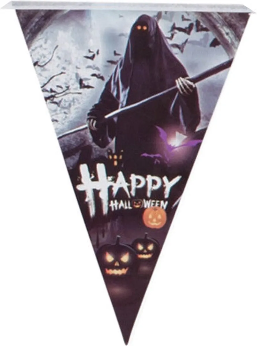 Carnival Toys Vlaggenlijn Magere Hein 280cm - Zwart