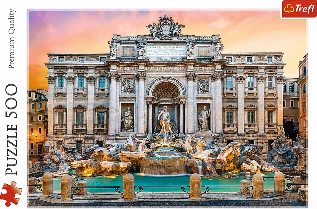 Trefl Trevi Fontijnen Rome Puzzel 500 Stuks