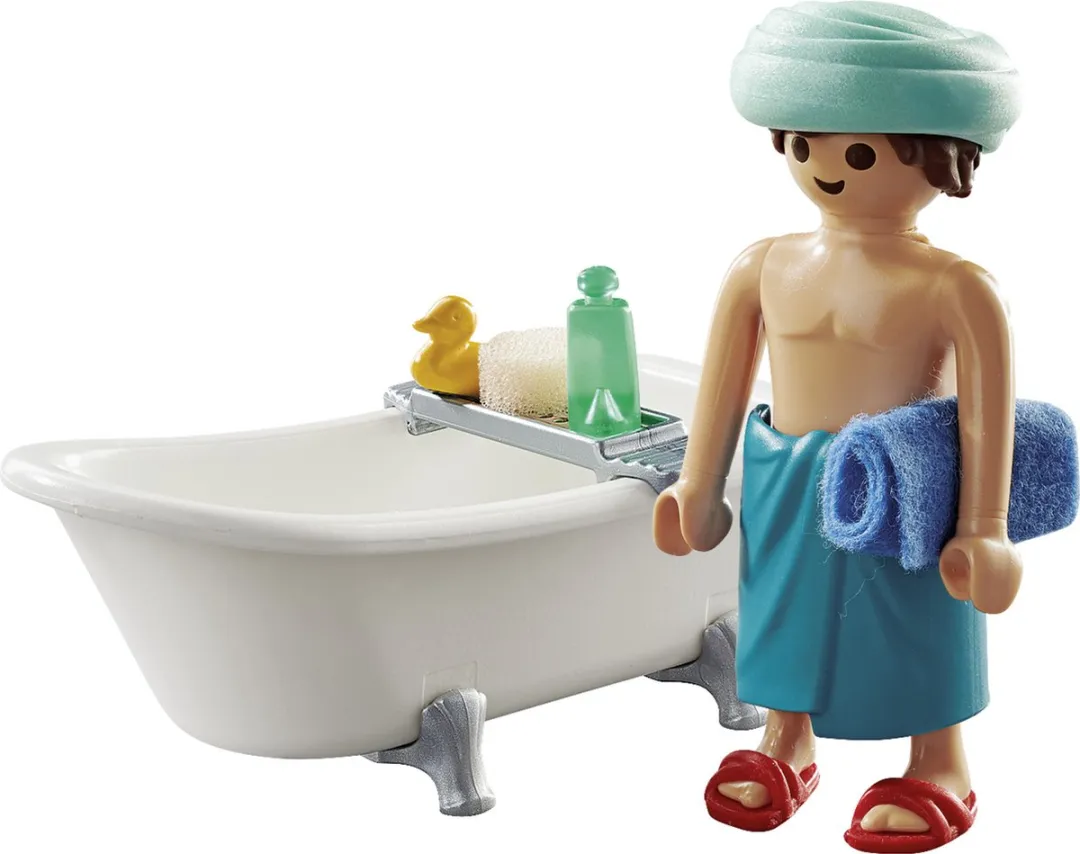 Playmobil Special Plus Man in Badkuip 71167 - Multicolor