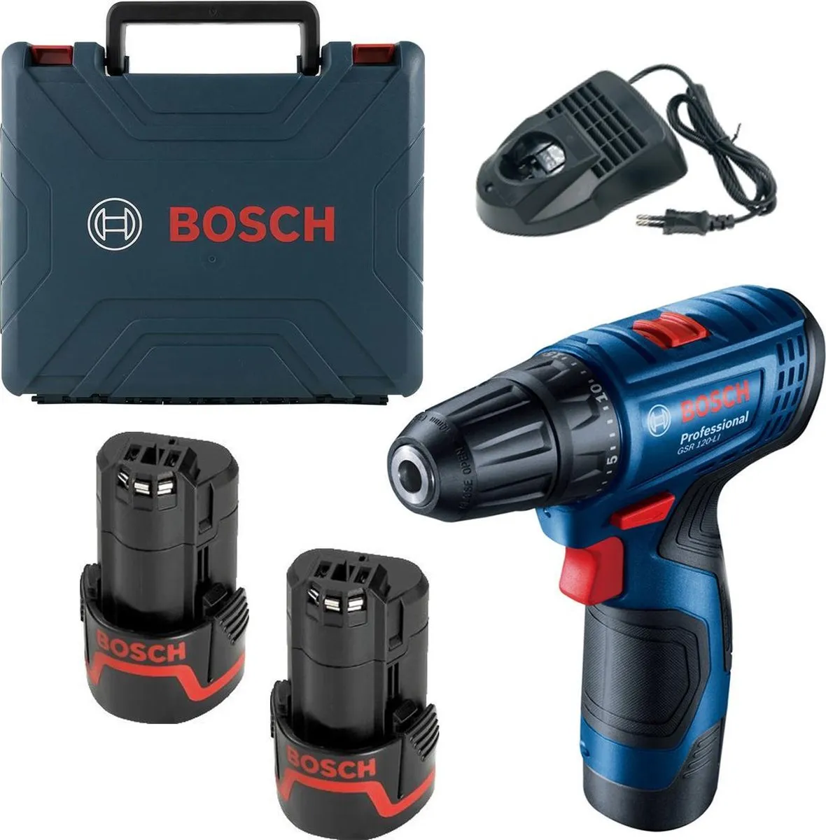 Bosch 12V Accu-schroevendraaier - 2x 2.0Ah accu's