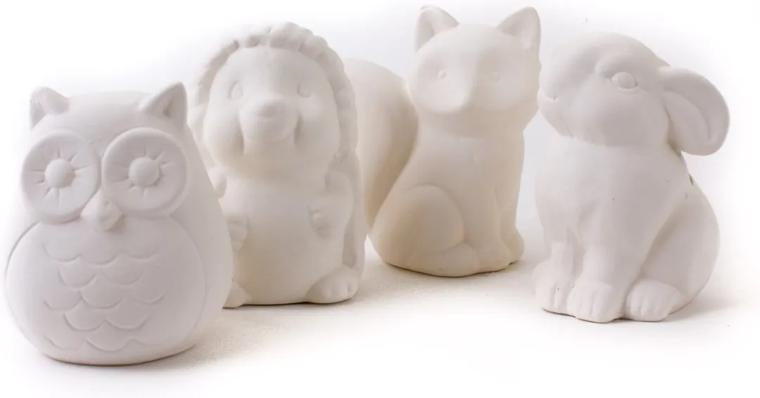 Foam Clay Knutselpakket Dieren - 10 Stuks - Terracotta