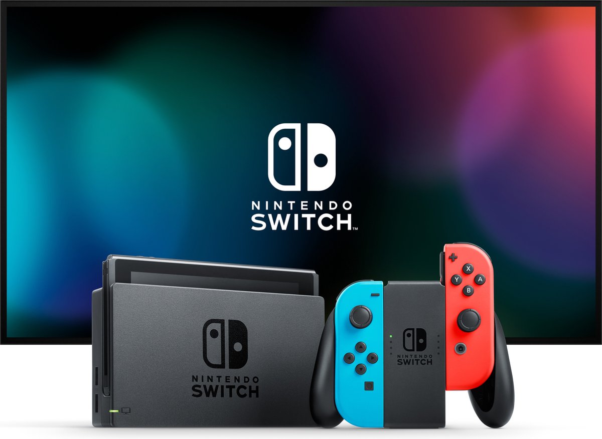 Nintendo Switch Console - Blauw/Rood
